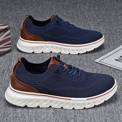 🏃‍♀️Andningsbara lätta stickade patchwork sneakers för herr👟