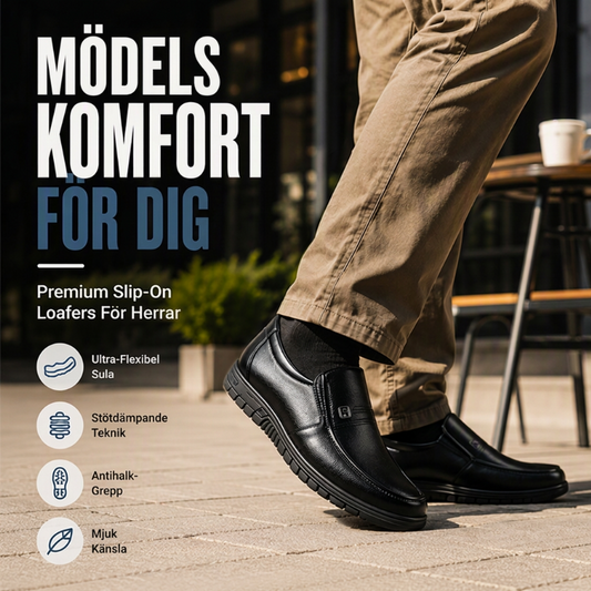 Lätta, avslappnade slip-on-skor för män – Bekväma, stilrena och enkla att ta på 👟✨