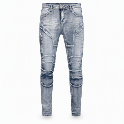 Klädseljeans för män med stretch och bekväm passform