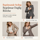 Kvinnlig elegant höst-outfit i två delar med retro långärmad kavaj och enkla byxor