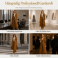 Kvinnlig elegant höst-outfit i två delar med retro långärmad kavaj och enkla byxor