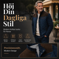 Varmt vadderat fritidsjacka i stående krage för män
