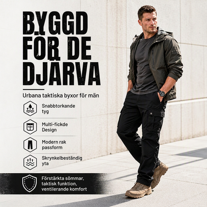 ✨Begränsat antal i lager – missa inte chansen!👖Herrars outdoor-byxor med flera fickor