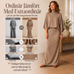 👗 Set för kvinnor med batwingärmad topp och maxikjol – elegant, bekväm, mångsidig, perfekt för fest och vardag, nu till halva priset! ✨