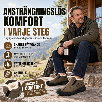 ⏳Totalutförsäljning⏳Vandringsskor för män med vinterfoder i plysch
