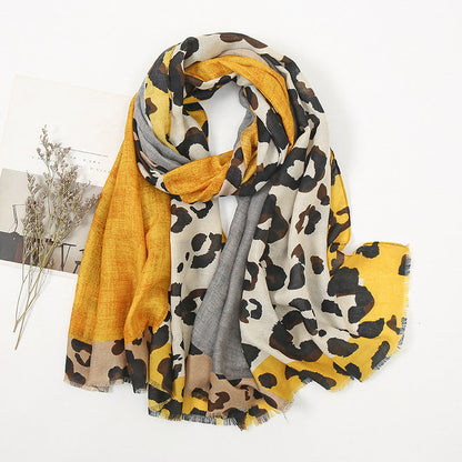 🐆Mångsidig lättvikts schal med leopardmönster🔥❄️