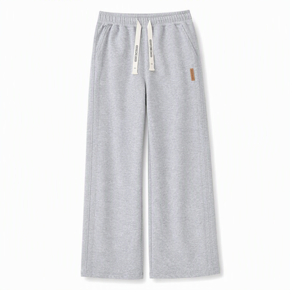 ✨👖Löst sittande herrbyxor med raka ben, tjocka, breda och bekväma sportbyxor för höst och vinter