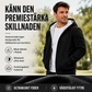 Varm vinterjacka med huva för män