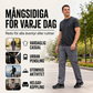 Andbara arbetsbyxor i lös modell till herr
