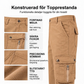 Herrars utomhus-nyttiga cargobyxor