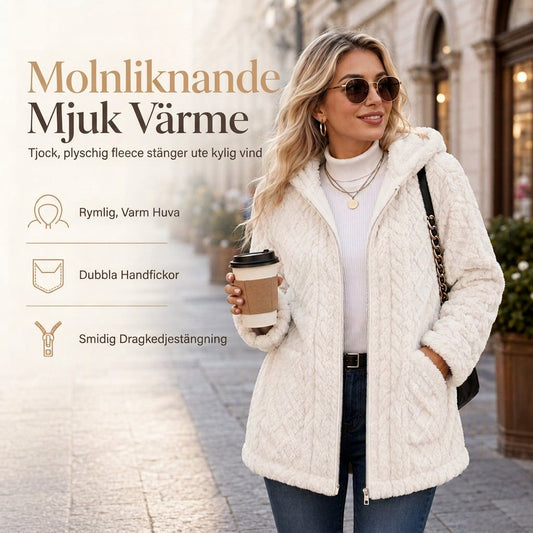 💰35%OFF🧶 Dam avslappnad plysch enfärgad cardigan med fickor – mjuk, varm och bekväm, perfekt för höst och vinter. ✨