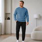 Mans vinter varma sweatshirt och sweatpants set