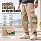 Casual Corduroy Cargo Byxor för Herr