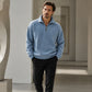Herr Casual Quarter-Zip Sweatshirt