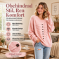 Dam Elegant Rundhalsad Flätad Tröja