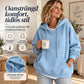 👚 Casual oversize-huvtröja med dragsko för kvinnor – mjuk, bekväm och mångsidig, perfekt för vardag och höst! ✨
