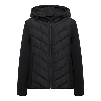 🧥 Hoodjacka i quiltat lapptäcke för kvinnor – mjuk, varm och bekväm, perfekt för höst och vinter! ✨