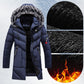 Great Gift - Men's Warm Hooded Long Jacket for Cold Weather