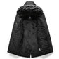 Great Gift - Men's Warm Hooded Long Jacket for Cold Weather