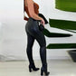 😍Dammode Casual PU-läderleggings💓❤️