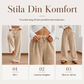 Damernas lösa, mysiga och varma loungebyxor