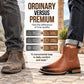 Vintage-chelseastövlar för män utan snörning