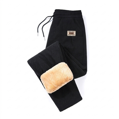👖Vinterbyxor i corduroy med värme för kvinnor💫