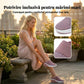 🌿EU 35-43🌬️Papuci cu toc înclinat din material casual pentru femei